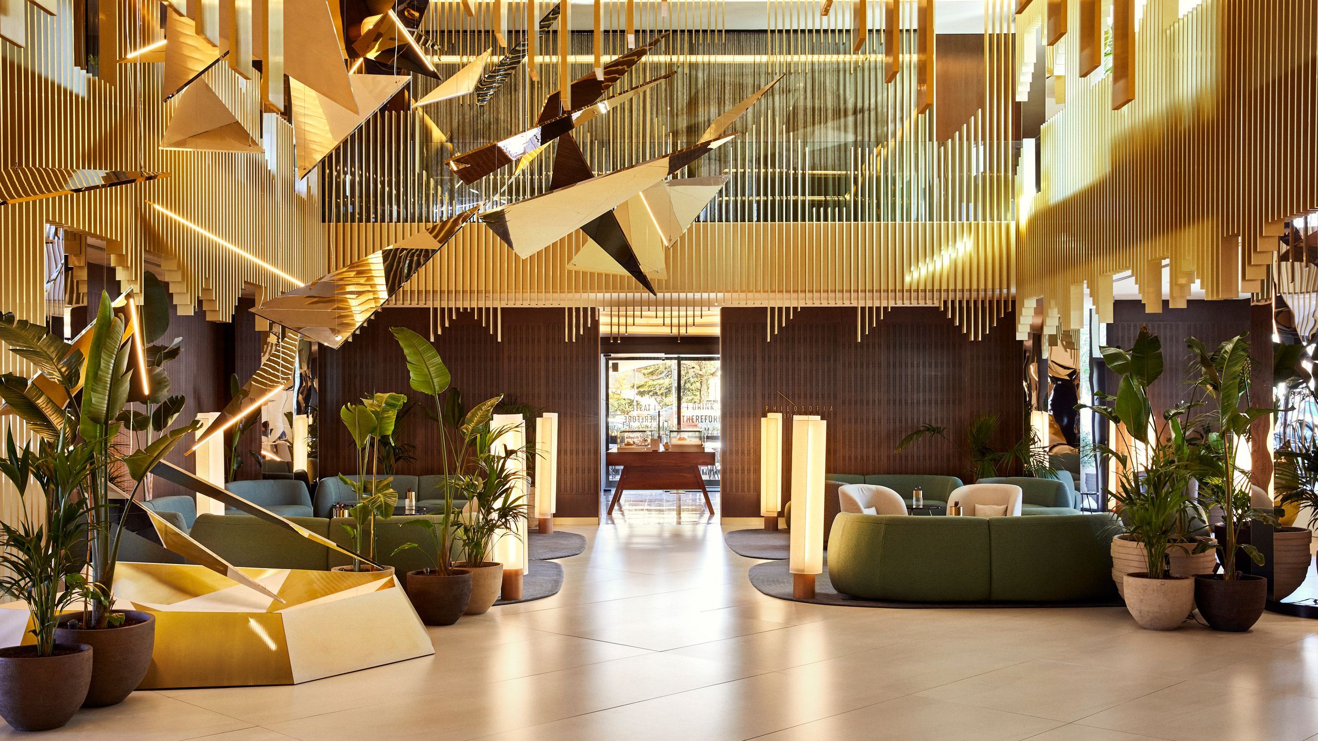 Grand Hyatt Barcelona Lobby Interior